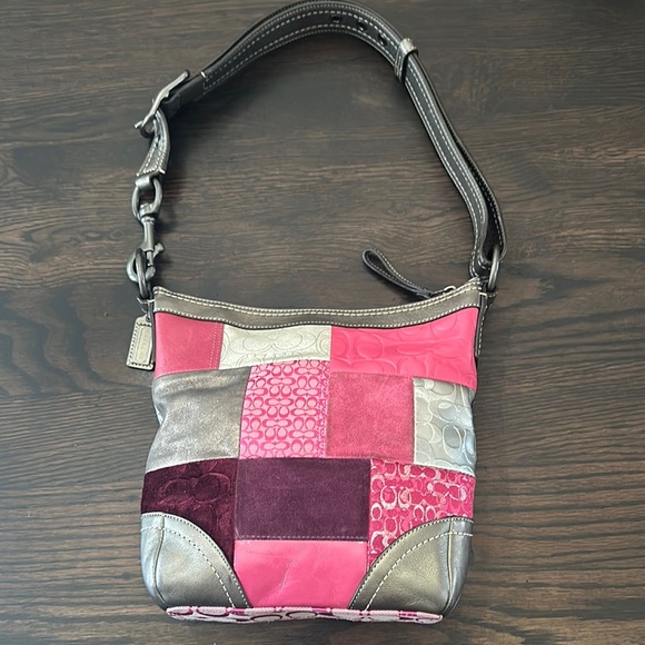 Coach Patchwork Shoulder Bag - Picture 1 of 12